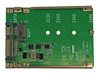 StarTech.com M.2 SATA SSD till 2,5-tums SATA-adapter - M.2 NGFF till SATA-konverterare - 7 mm - Fäste för öppen ram - M2-hårddiskadapter - Kontrollerkort - 1 Kanal - SATA 6Gb/s - SATA 6Gb/s - för P/N: BRACKET125PT, BRACKET125PTP, SATERASER4, SDOCK1EU3P2, SDOCK4U313, USB31C2SAT3 SAT32M225