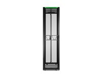 APC NetShelter SX Gen 2 - Rack skåp - 2258 H x 600 B x 1200 D mm, med sidor - golvstående - svart - 48U - 19" - TAA-kompatibel AR3307B2