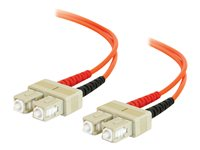 C2G - Patch-kabel - SC-läge (multi-mode) (hane) till SC-läge (multi-mode) (hane) - 20 m - fiberoptisk - 62,5/125 mikron - formpressad 85025