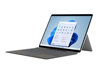 Microsoft Surface Pro Signature Keyboard - Tangentbord - med pekplatta, accelerometer, Förvarings- och laddningsfack för Surface Slim Pen 2 - Nordisk - platina - kommersiell - med Slim Pen 2 - för Surface Pro 8, Pro X 8X8-00069