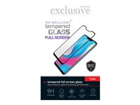 Insmat Brilliant Glass - Skärmskydd för mobiltelefon - helskärm - 2.5D - glas - ramfärg svart - för Apple iPhone 16 Pro Max 861-1561