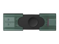 Kingston DataTraveler Duo - USB flash-enhet - 256 GB - USB 3.2 Gen 1 / USB-C DTDEG2/256GB