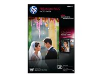 HP Premium Plus Photo Paper - Blank - 100 x 150 mm - 300 g&#x2F;m² - 50 ark fotopapper - för Envy 50XX, 7645; Officejet 52XX; PageWide MFP 377; Photosmart B110, Wireless B110 CR695A