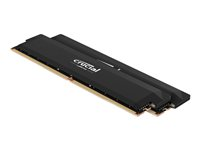 Crucial Pro - Overclocking Edition - DDR5 - sats - 32 GB: 2 x 16 GB - DIMM 288-pin - 3200 MHz / PC5-51200 - CL38 - 1.35 V - ej buffrad - icke ECC - svart CP2K16G64C38U5B