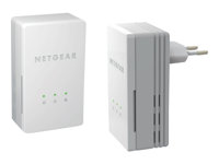 NETGEAR Powerline XAVB1301 - PowerLine adaptersats HomePlug AV (HPAV) - vägginsticksbar (paket om 2) XAVB1301-100PES