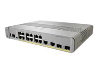 Cisco Catalyst 3560CX-8PC-S - Switch - Administrerad - 8 x 10/100/1000 (PoE+) + 2 x kombinations-Gigabit SFP - skrivbordsmodell - PoE+ (240 W) WS-C3560CX-8PC-S