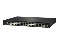 HPE Aruba 2930F 48G PoE+ 4SFP - Switch - L3 - Administrerad - 48 x 10/100/1000 (PoE+) + 4 x gigabit SFP (upplänk) - rackmonterbar - PoE+ (740 W) JL557A#ABB
