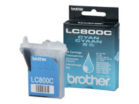 Brother LC800C - Cyan - original - bläckpatron - för Brother MFC-3220C, MFC-3320CN, MFC-3420C, MFC-3820CN; FAX-1815C, 1820C LC800C