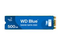 WD Blue SA510 WDS500G3B0B-00AXS0 - SSD - 500 GB - inbyggd - M.2 2280 - SATA 6Gb/s WDS500G3B0B-00AXS0