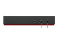 Lenovo - Dockningsstation - USB-C - HDMI, 2 x DP - 1GbE - 90 Watt - Nordiska länderna 40AY0090MX