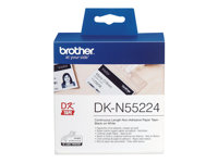 Brother DKN55224 - Papper - svart på vitt - Roll (5,4 cm x 30,5 m) 1 rulle (rullar) tejp - för Brother QL-1050, QL-1060, QL-500, QL-550, QL-560, QL-570, QL-580, QL-650, QL-700, QL-720 DKN55224