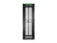 APC NetShelter SX Gen 2 - Rack skåp - 2258 H x 750 B x 1200 D mm, med sidor - golvstående - svart - 48U - 19" - TAA-kompatibel AR3357B2
