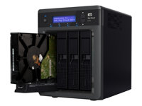 WD My Cloud EX4 WDBWWD0120KBK - NAS-server - 4 fack - 12 TB - SATA 6Gb/s - HDD 3 TB x 4 - RAID 0, 1, 5, 10, JBOD - RAM 512 MB - Gigabit Ethernet - iSCSI support WDBWWD0120KBK-EESN