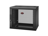 APC NetShelter WX AR109SH4 - Skåp - väggmontering - svart - 9U - 19" AR109SH4