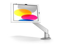 Compulocks iPad 10th-11th (A16) Gen Swell Enclosure Articulating Arm Mount White - Monteringssats (hölje, vridbar arm) - för surfplatta - vit - skärmstorlek: 10.9" - disk-monteringsbar - för Apple 10.9-inch iPad Wi-Fi + Cellular 660REACH209SWLW