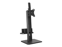 Multibrackets M Deskmount Basic Dual - Monteringssats (montering på skrivbord) - för 2 LCD-bildskärmar - stål, höggradig aluminium - svart - skärmstorlek: 15"-27" - klämma, monterbar 7350073733309