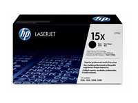 HP 15X - Lång livslängd - svart - original - LaserJet - tonerkassett (C7115X) - för LaserJet 1000, 1200, 1220, 3300, 3310, 3320, 3330, 3380 C7115X