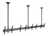 Multibrackets M Pro MBC4X1U - Fäste - aluminium, stål - svart - skärmstorlek: 32&#34;-65&#34; - takmonterbar 7350073733484