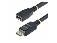StarTech.com 10ft (3m) DisplayPort 1.4 Extension Cable, DP 1.4, 8K 60Hz - DisplayPort-förlängningskabel - DisplayPort (hane) till DisplayPort (hona) - DisplayPort 1.4 - 3 m - halogenfri, passiv, stöd för 8K, dubbelriktad - svart 10F-DP14-EXTEND-CBL