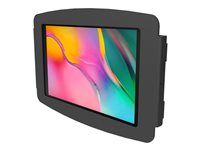 Compulocks Galaxy Tab A 10.1" Space Enclosure Wall Mount - Monteringssats (väggfäste, hölje) - för surfplatta - låsbar - höggradig aluminium - svart - skärmstorlek: 10.1" - monteringsgränssnitt: 100 x 100 mm - monterbar på ytor, spolningsfattning - för Samsung Galaxy Tab A (2019) (10.1 tum) 1910GASB
