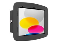 Compulocks iPad 10th-11th (A16) Gen Space Enclosure Wall Mount Black - Hölje - för surfplatta - låsbar - höggradig aluminium - svart - skärmstorlek: 10.9" - monteringsgränssnitt: 100 x 100 mm - väggmonterbar, monterbar på ytor, stativ, monterbart - för Apple 10.9-inch iPad (10:e generation) 209IPDSB