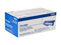 Brother TN3380 - Svart - original - tonerkassett - för Brother DCP-8110, 8150, 8155, 8250, HL-5440, 5450, 5470, 6180, MFC-8510, 8520, 8710, 8950 TN3380
