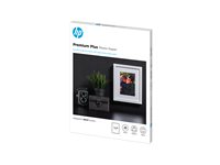 HP Premium Plus Photo Paper - Blank - 130 x 180 mm - 300 g&#x2F;m² - 20 ark fotopapper - för Deskjet 2136, 2622, 36XX; Officejet 52XX, 6000, 68XX, 80XX; Photosmart B110, Wireless B110 CR676A