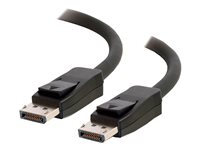 C2G DisplayPort 1.1 Cable with Latches - DisplayPort-kabel - DisplayPort (hane) till DisplayPort (hane) - 5 m - sprintlåsning - svart 81298