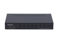 StarTech.com 8-Port HDMI KVM Switch w/1U Rack Mount Kit, 4K 60Hz - Omkopplare för tangentbord/video/mus - 8 x KVM port(s) - 1 lokal användare - skrivbordsmodell - TAA-kompatibel R8AH202-KVM-SWITCH