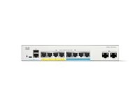 Cisco Catalyst 1300-8MGP-2X - Switch - L3 - Administrerad - 4 x Gigabit Ethernet + 4 x 100/1000/2.5G + 2 x 10 Gigabit SFP+ - rackmonterbar - PoE+ (120 W) C1300-8MGP-2X
