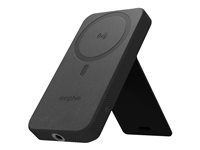 mophie snap+ powerstation stand - Trådlös powerbank - 10000 mAh - 20 Watt - PD (24 pin USB-C) - på kabel: USB-C - svart 401107914