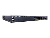 Cisco Catalyst 2960X-24TS-L - Switch - Administrerad - 24 x 10/100/1000 + 4 x Gigabit SFP - skrivbordsmodell, rackmonterbar WS-C2960X-24TS-L