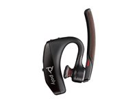 Poly Voyager 5200 - Voyager 5200 series - headset - inuti örat - montering över örat - Bluetooth - trådlös - USB-A via Bluetooth-adapter - svart - Certifierad för Microsoft-teams 7K2F3AA