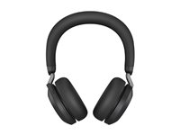 Jabra Evolve2 75 - Headset - på örat - Bluetooth - trådlös - aktiv brusradering - USB-A - ljudisolerande - svart - Optimerad för UC 27599-989-999
