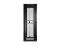 APC NetShelter SX Gen 2 - Rack skåp - 2258 H x 800 B x 1200 D mm, med sidor - golvstående - svart - 48U - 19" AR3387B2