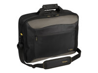 Targus CityGear 16 - 17.3 inch / 40.6 - 43.9cm XL Laptop Case - Notebook-väska - 17.3" - Black silver TCG417