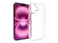 Insmat - Baksidesskydd för mobiltelefon - klar - för Apple iPhone 16 Plus 650-1276