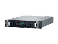 HPE Modular Smart Array 2070 16Gb Fibre Channel SFF Flash Bundle - 7th Generation - SSD-array - 23 TB - 24 fack (SAS-3) - SSD 1.92 TB x 12 - 16Gb Fibre Channel (extern) - kan monteras i rack - 2U S3L64A