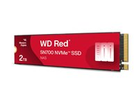 WD Red SN700 WDS200T1R0C-68BDK0 - SSD - 2 TB - inbyggd - M.2 2280 - PCIe 3.0 x4 (NVMe) WDS200T1R0C-68BDK0