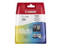 Canon PG-540 / CL-541 Multipack - 2-pack - 8 ml - svart, färg (cyan, magenta, gul) - original - bläckpatron - för PIXMA MG3150, MG3510, MG3550, MG3650, MG4250, MX395, MX475, MX525, MX535, TS5150, TS5151 5225B006