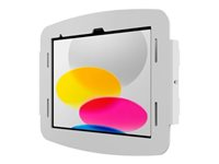 Compulocks Space - Hölje - för surfplatta - låsbar - höggradig aluminium - vit - skärmstorlek: 10.9" - monteringsgränssnitt: 100 x 100 mm - väggmonterbar, stativ, monterbart - med keyed alike upgrade - för Apple 10.9-inch iPad Air Wi-Fi, Wi-Fi + Cellular 109IPDSW_UKA25EC