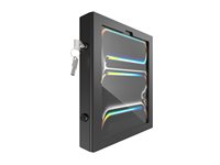 Compulocks iPad Pro M4 13" (2024), Apex Enclosure Tablet Printer Kiosk - Ställ - kioskstil - för skrivare/surfplatta - låsbar - höggradig aluminium - svart - skärmstorlek: 13" - monteringsgränssnitt: 100 x 100 mm - bänk, fristående - för Apple 13-inch iPad Pro (M4) PK0113PAPX4B