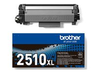 Brother TN-2510XL - Super High Capacity - svart - original - box - tonerkassett - för Brother DCP-L2620, L2627, L2660, HL-L2400, L2445, L2447, MFC-L2800, L2827, L2860 TN2510XL