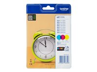 Brother LC125XL Rainbow Pack - Hög kapacitet - gul, cyan, magenta - original - blister - bläckpatron - för Brother DCP-J4110DW, MFC-J4410DW, MFC-J4510DW, MFC-J6520DW, MFC-J6720DW, MFC-J6920DW LC125XLRBWBP