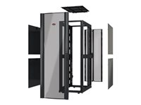 APC NetShelter SX Deep Enclosure Without Doors - Rack - svart - 42U - 19" AR3357X610