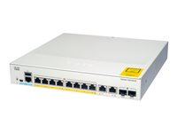 Cisco Catalyst 1000-8T-E-2G-L - Switch - Administrerad - 8 x 10/100/1000 + 2 x kombinations-Gigabit SFP (upplänk) - rackmonterbar C1000-8T-E-2G-L