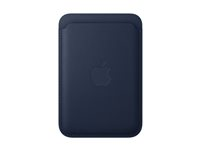 Apple - Plånbok för mobiltelefon/kreditkort - MagSafe-kompatibilitet - mikrotwill, FineWoven - deep blue MA6X4ZM/A