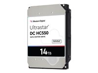 WD Ultrastar DC HC550 WUH721814AL5201 - Hårddisk - 14 TB - inbyggd - 3.5" - SAS 12Gb/s - 7200 rpm - buffert: 512 MB 0F38527