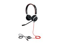 Jabra Evolve 40 MS stereo - Headset - på örat - kabelansluten 6399-823-189