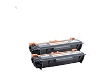 Brother TN3390 - 2-pack - svart - original - tonerkassett - för Brother DCP-8250DN, HL-6180DW, HL-6180DWT, MFC-8950DW, MFC-8950DWT TN3390TWIN